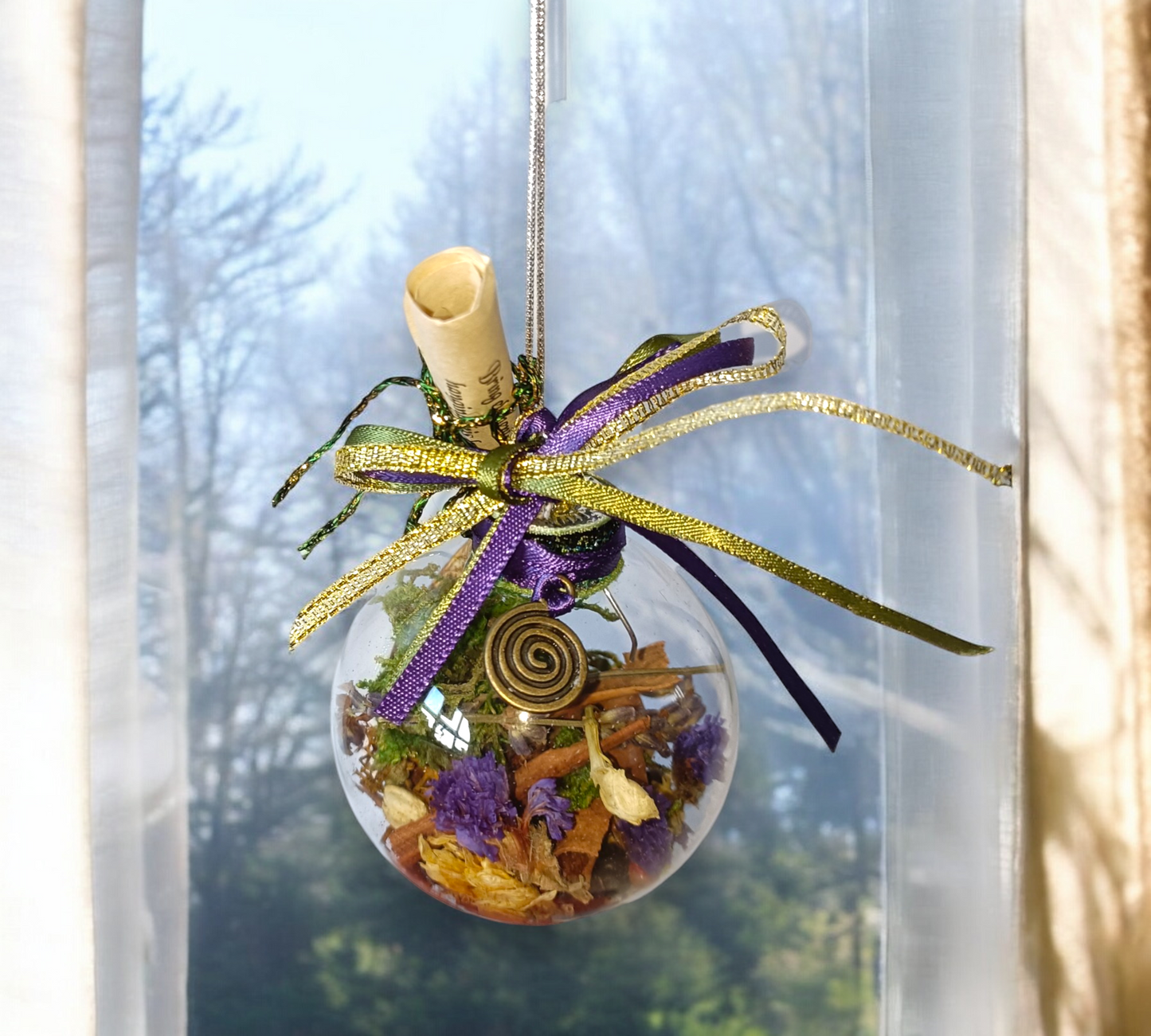 Hand-Crafted Witch Ball - Home Blessing