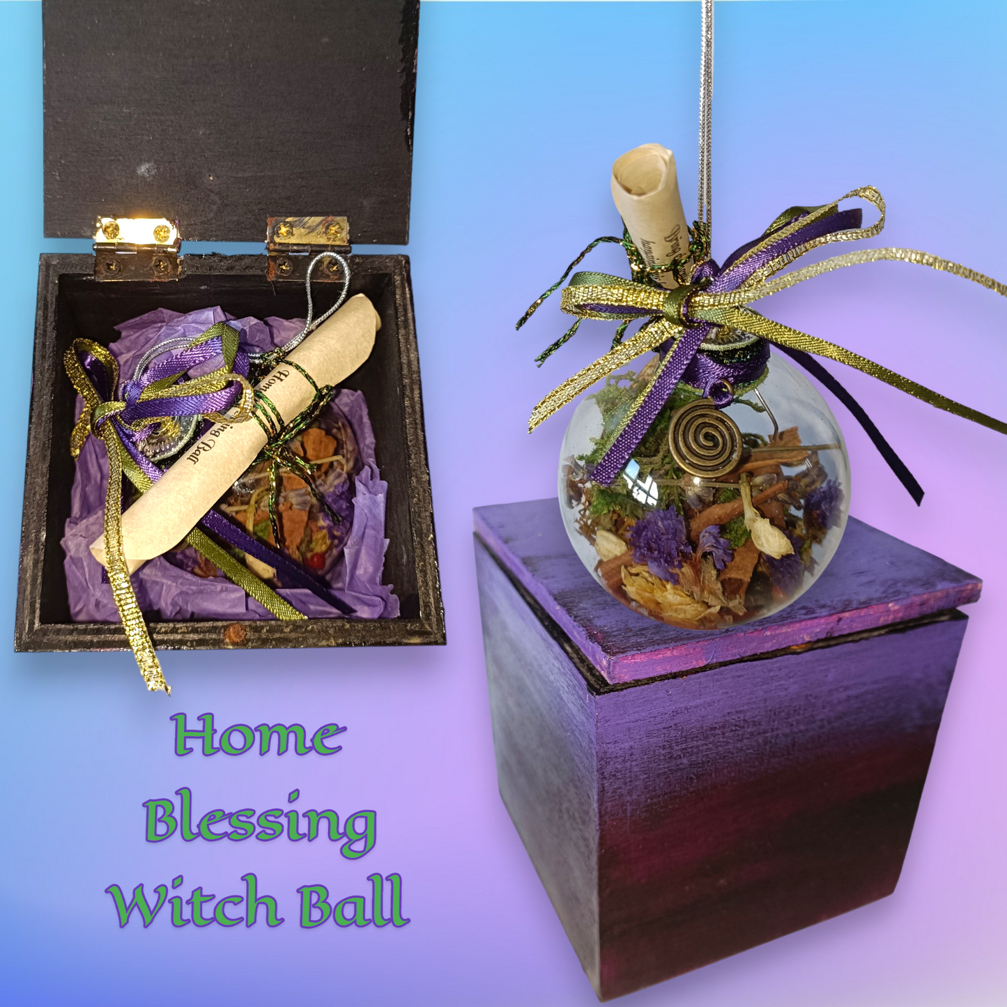 Hand-Crafted Witch Ball - Home Blessing