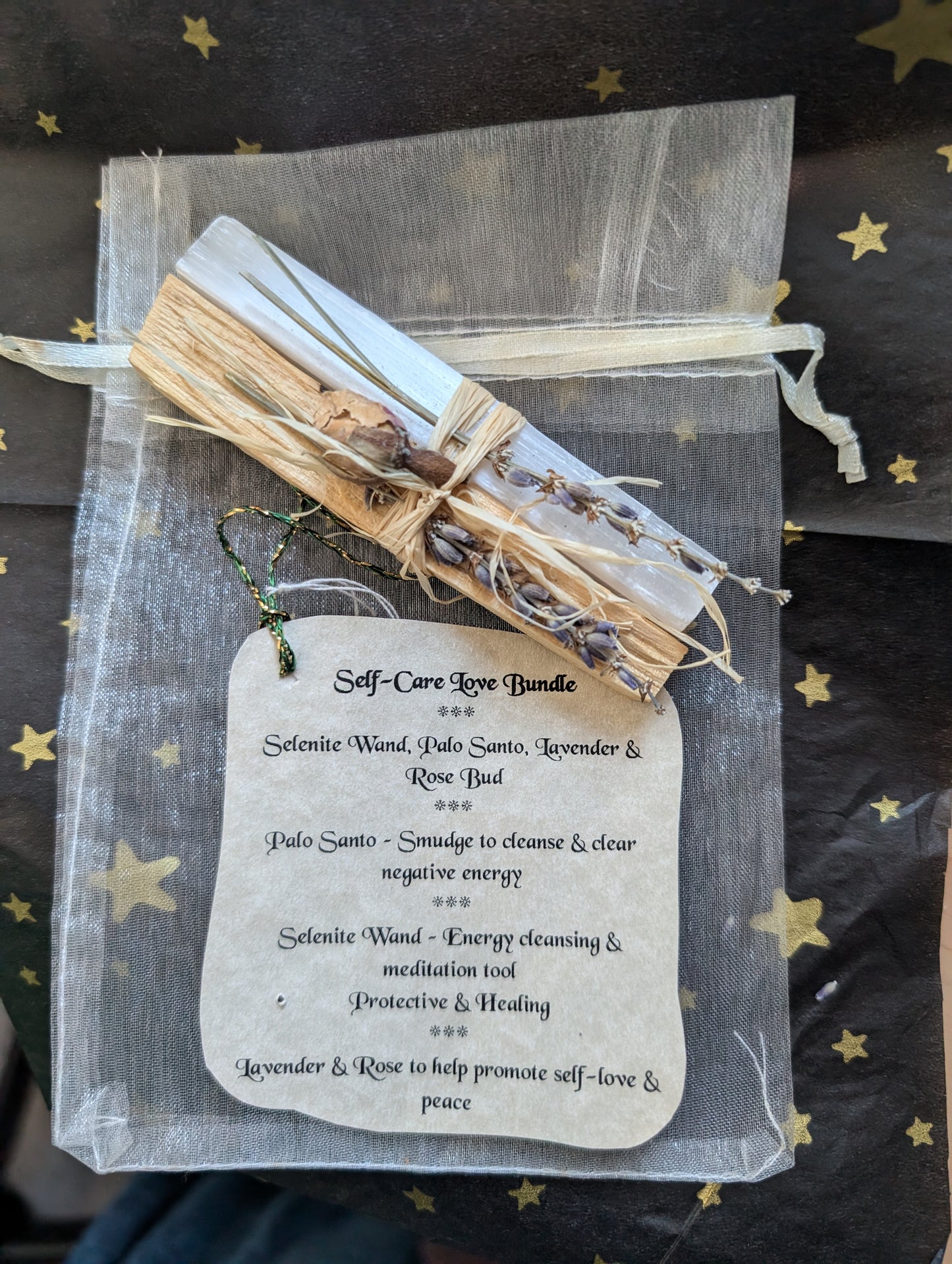 Self Care Love Bundle Gift - Selenite and Palo Santo