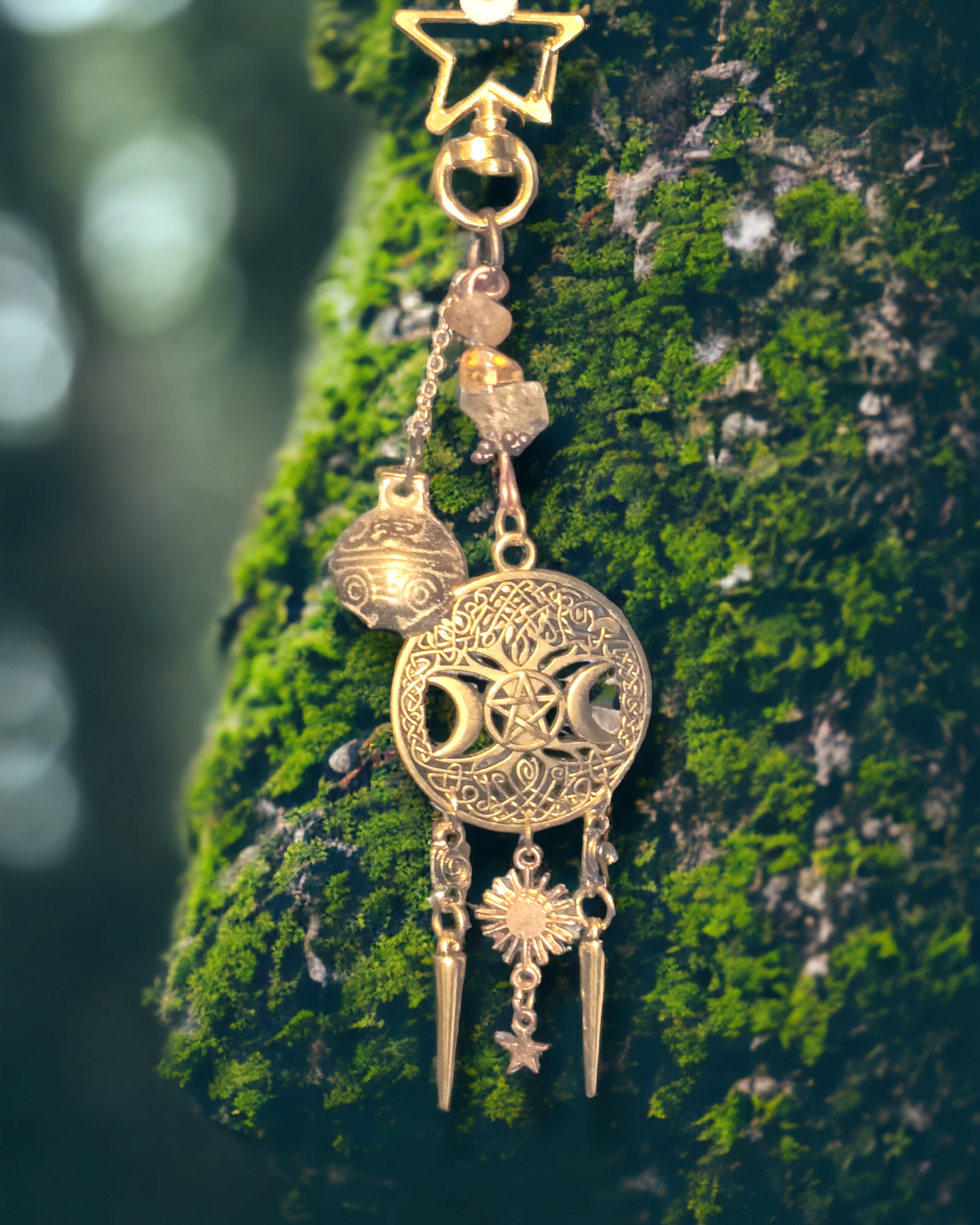Lucky Bell Charms Gold Tone