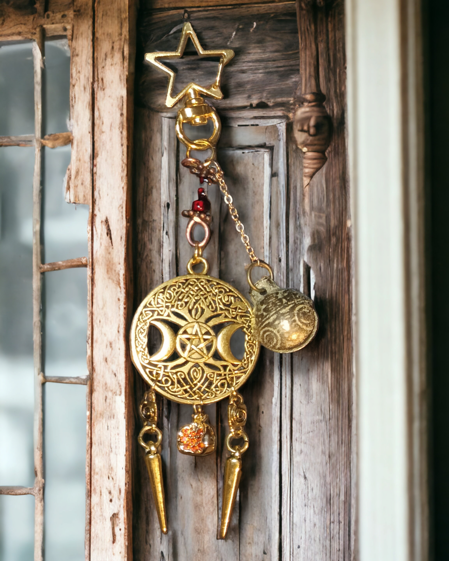 Lucky Bell Charms Gold Tone