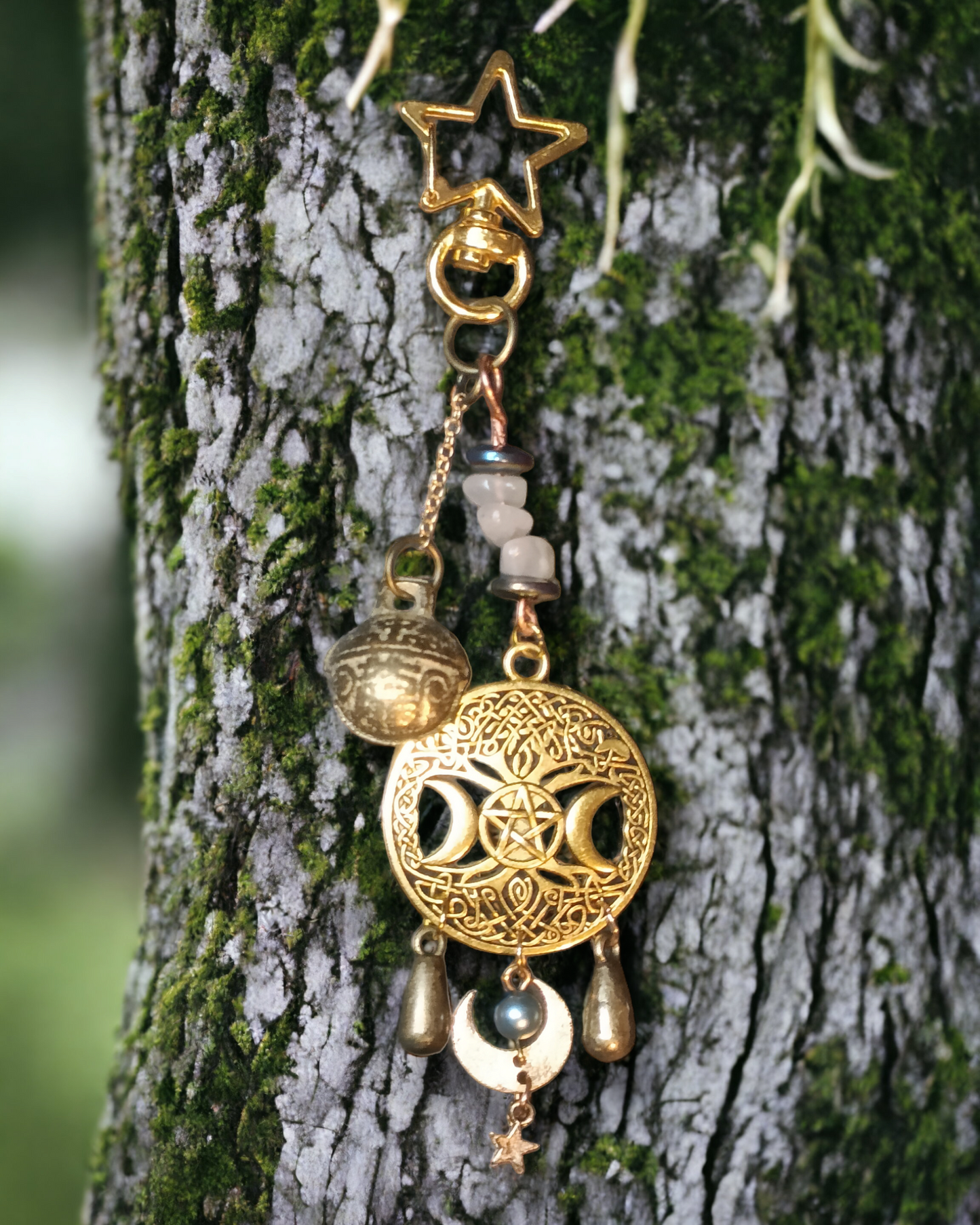 Lucky Bell Charms Gold Tone
