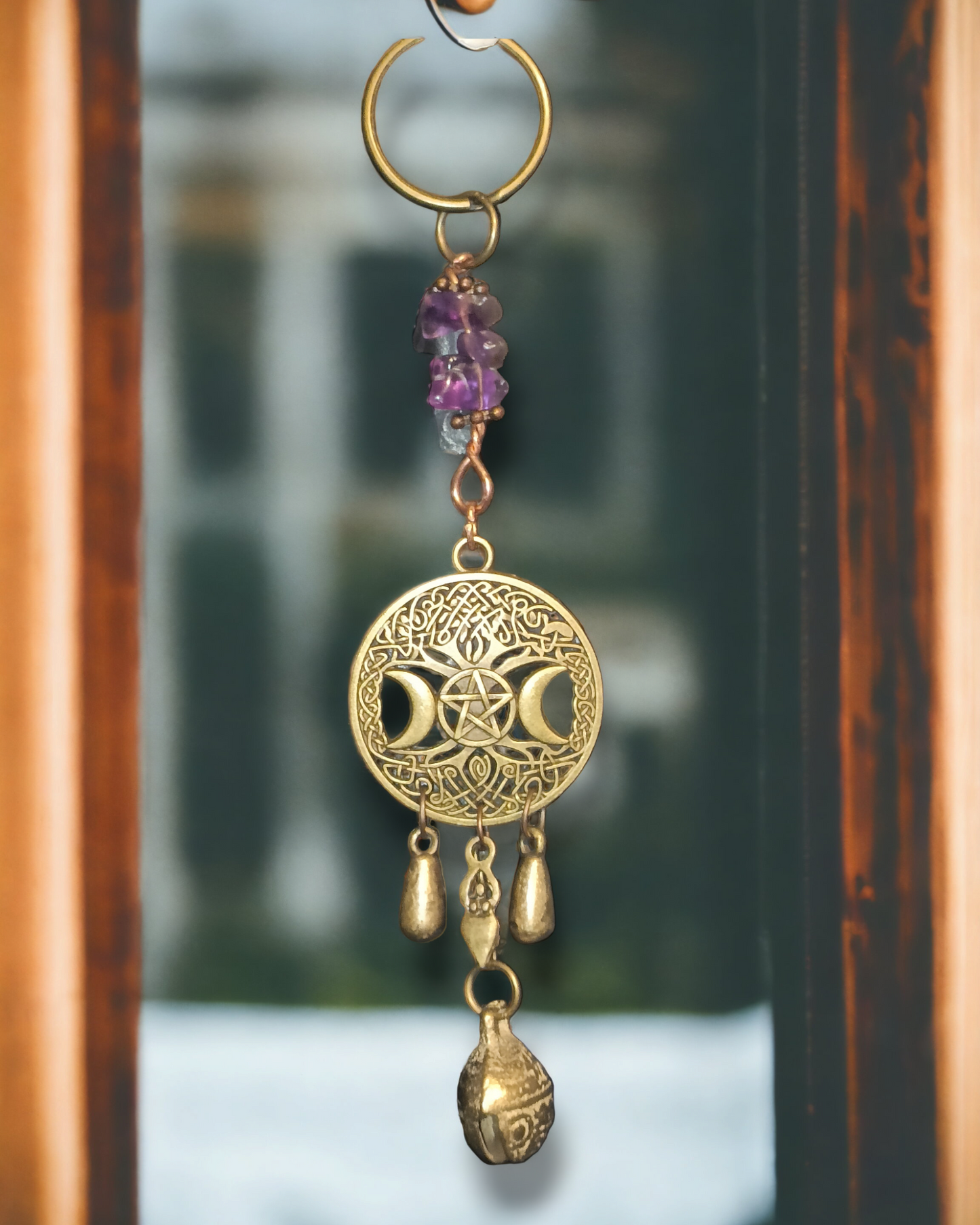 Lucky Bell Charms Bronze Tone