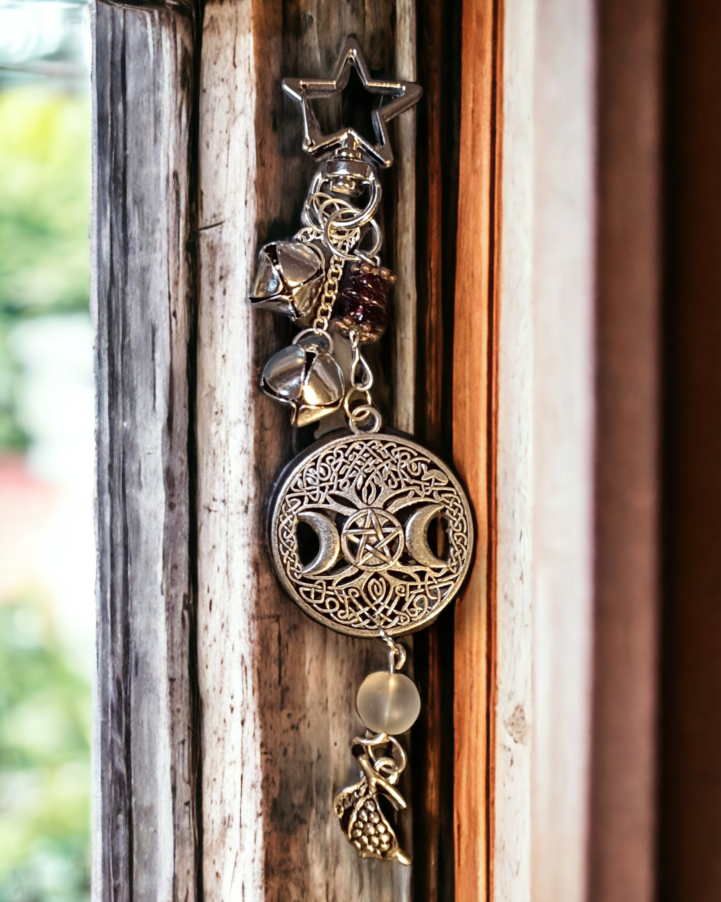 Lucky Bell Charms Silver Tone