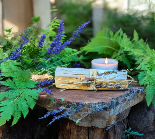 Self Care Love Bundle Gift - Selenite and Palo Santo