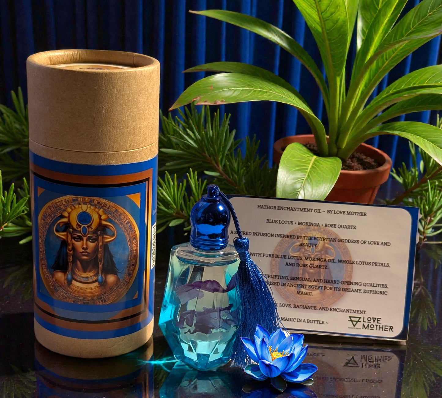 Hathor -  Blue Lotus Goddess Enchantment Oil 10ml
