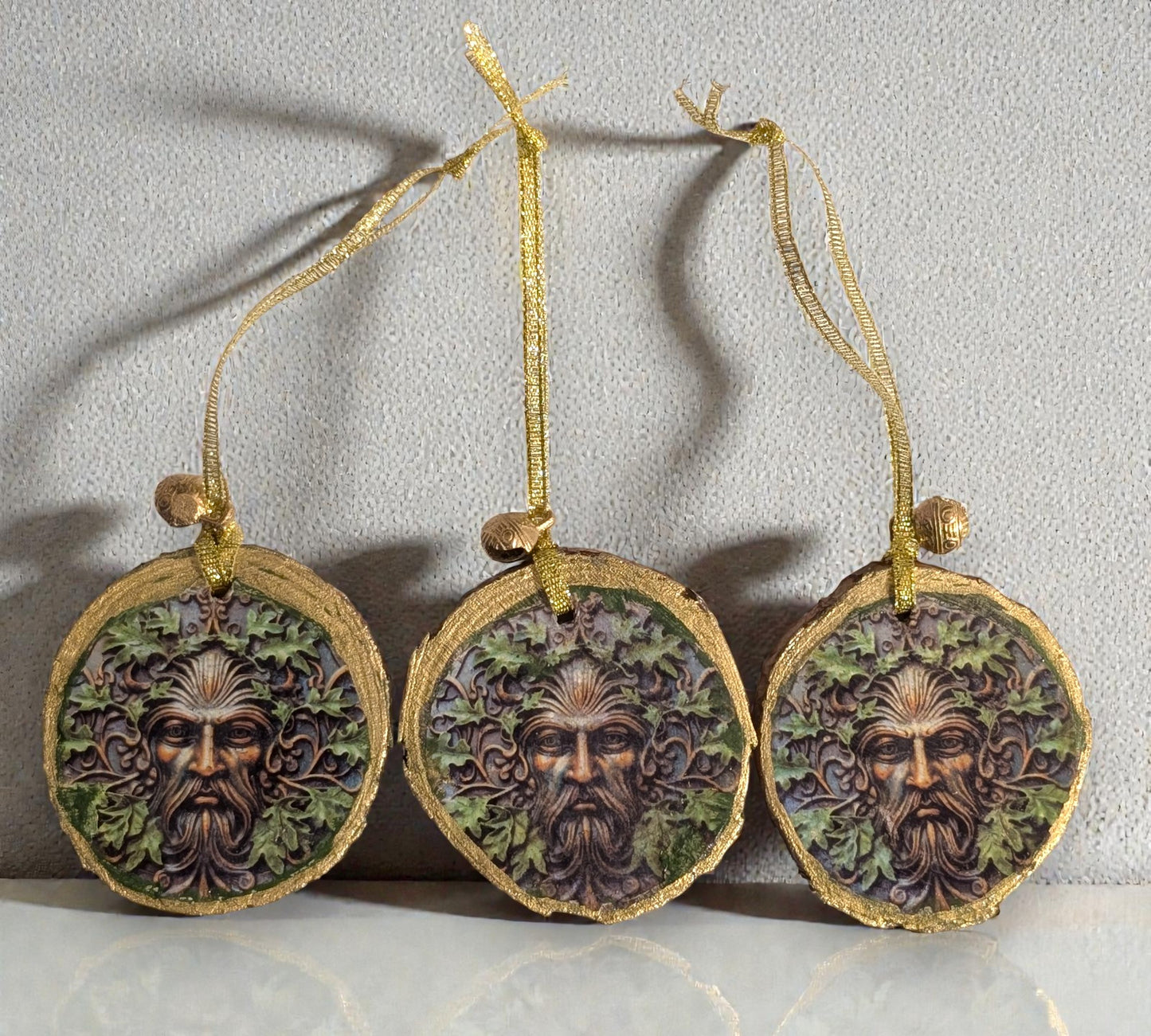 Yule Tree Decorations Krampus Horned God Green Man