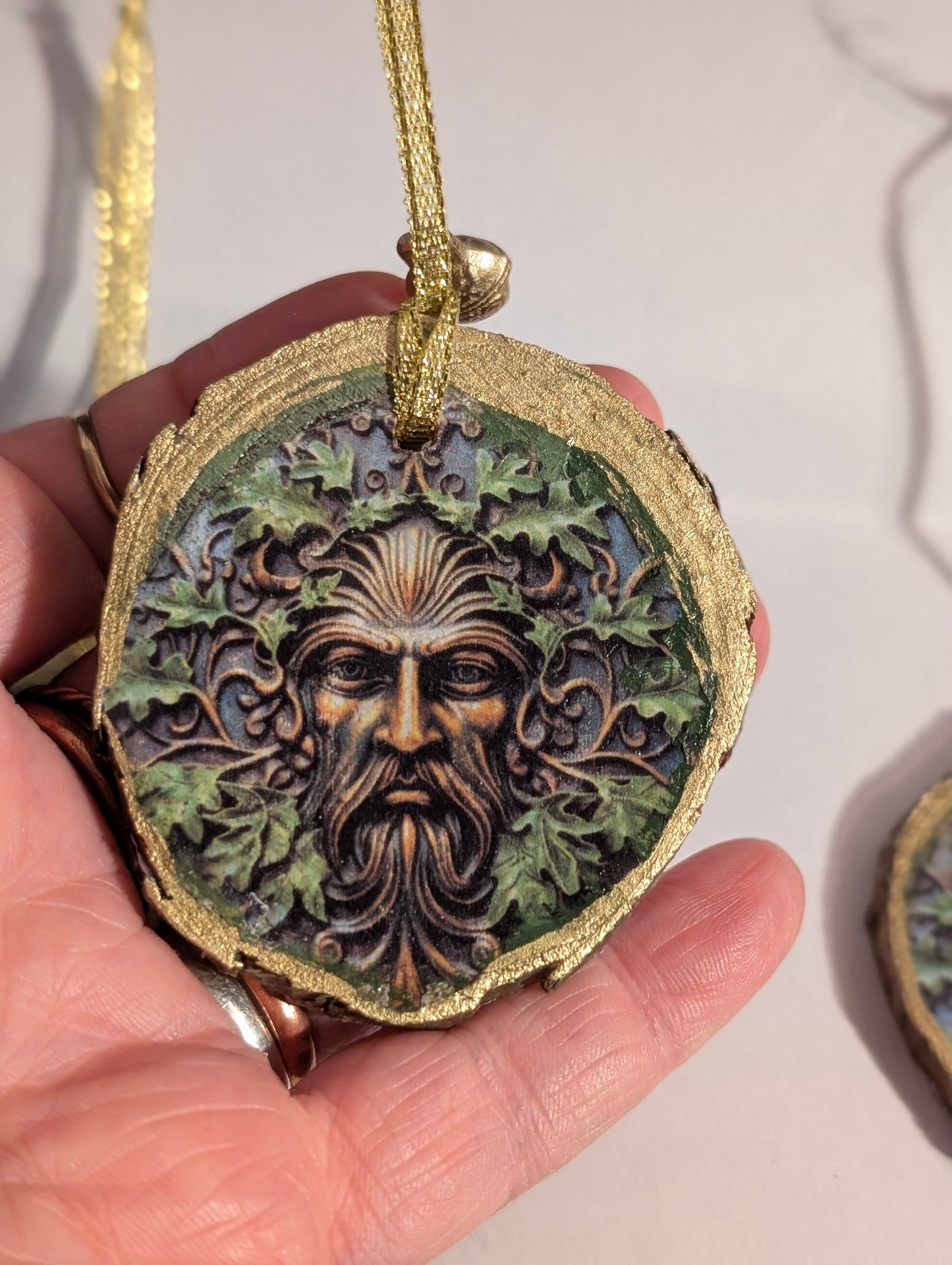 Yule Tree Decorations Krampus Horned God Green Man