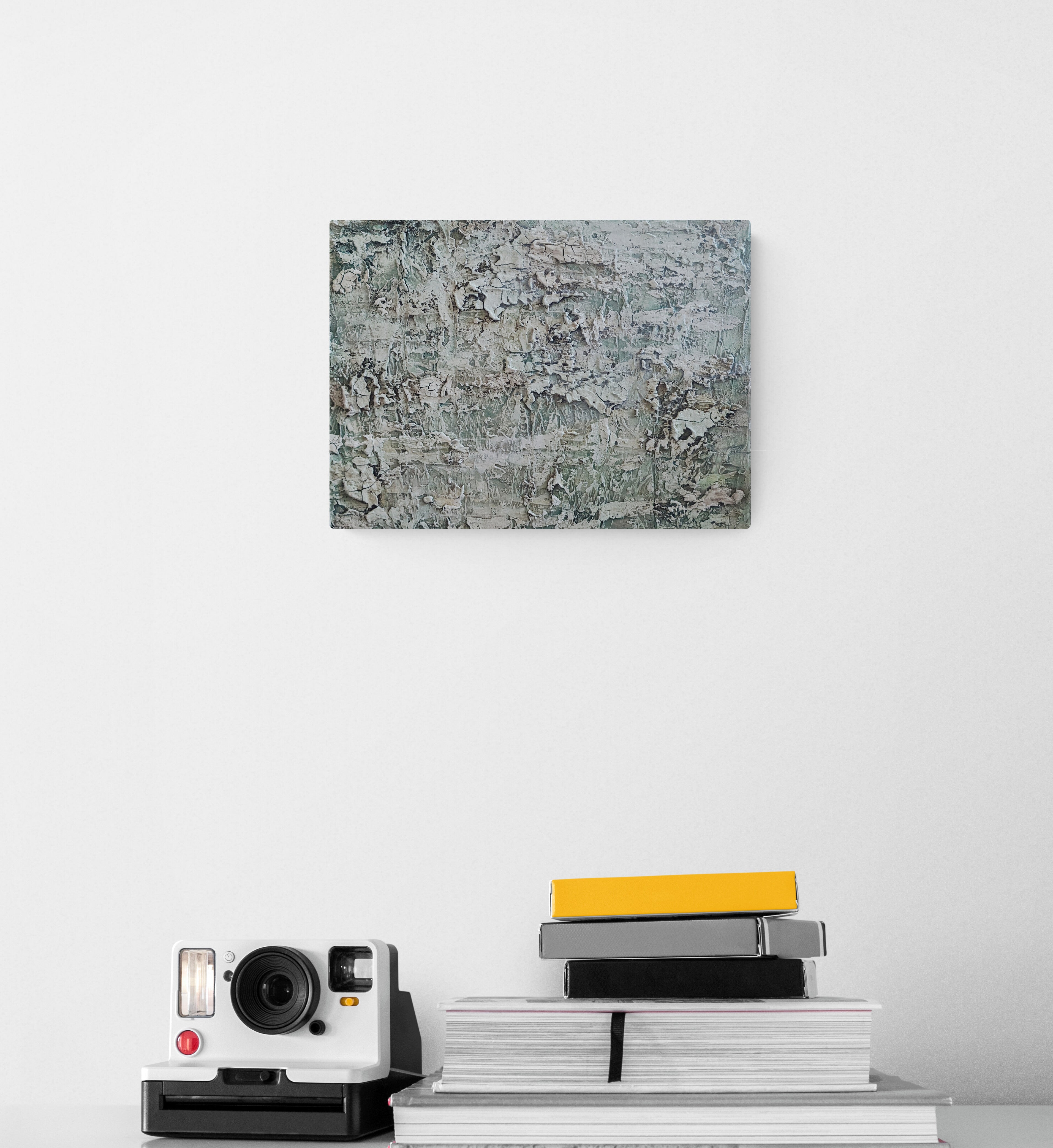 Inner Depths - Textured Small Original Abstract Painting by Shelly Coo ...